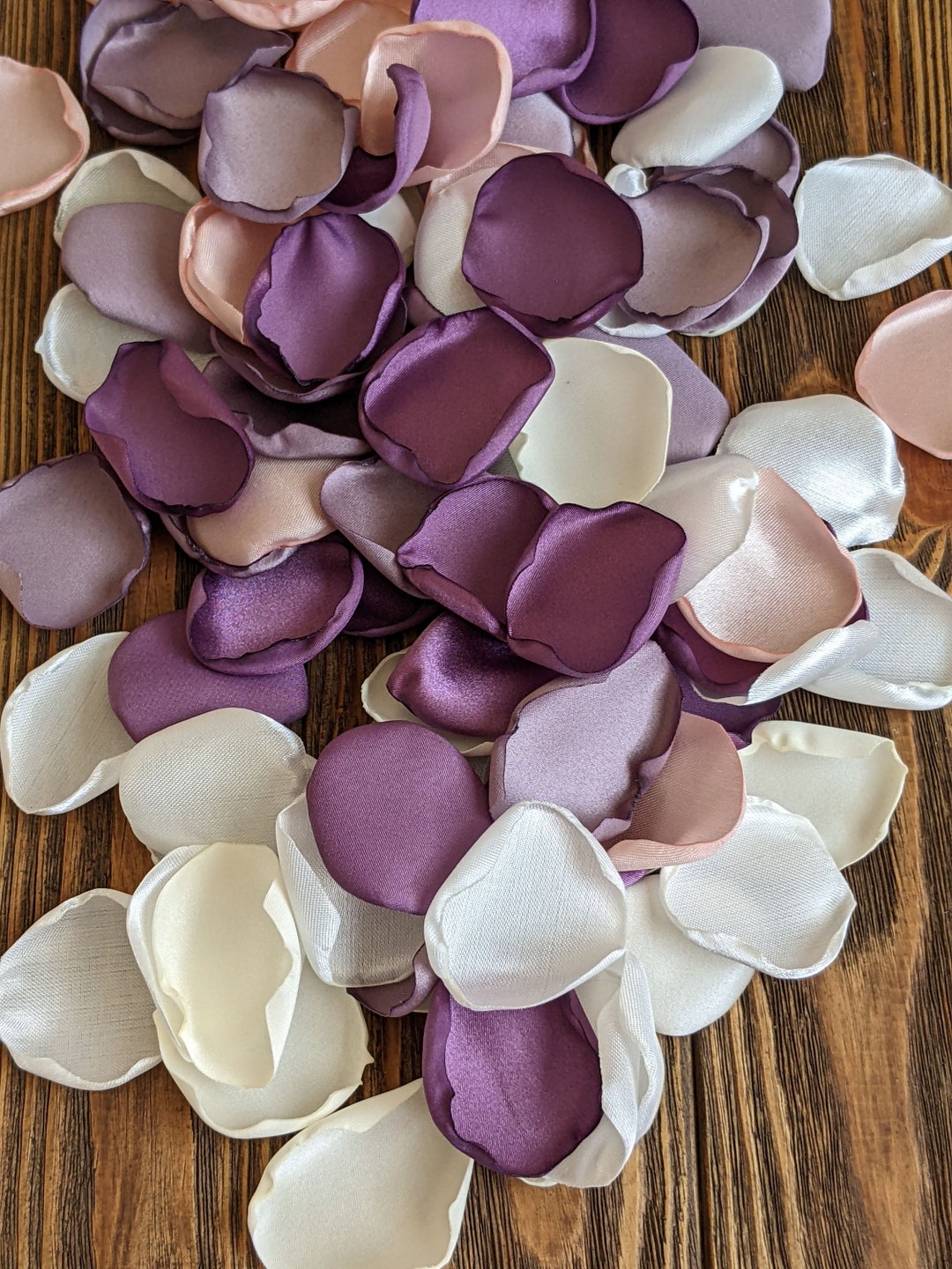 Wisteria Blush Dusty Lavender Rose Petals for Wedding Toss, Bridal ...