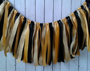 Mommy to Bee Ribbon Garland – Yellow & Black Baby Shower Decor, Bee-Themed Party Backdrop