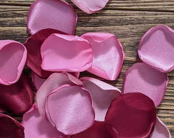 Western valentines day décor-vintage wedding-rose petals for aisle runner-flower girl petals for cones and baskets-queen of hearts confetti