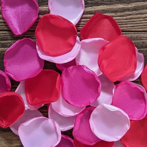 Valentines day rose petals wedding decor, accessories for box and cards, valentines decorations for table, vintage baby shower favors gifts
