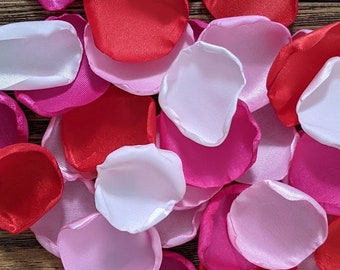 Valentines day rose petals-xoxo queen of hearts table decorations-aisle runner decor-wedding decor in a box supplies and accessories toss