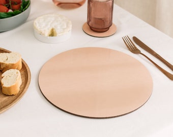 Coral Placemat Set, Heat Resistant, Wipe Clean, Eco Friendly