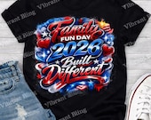 Family Fun Day 2026 Built Different PNG Design (Digital Download)