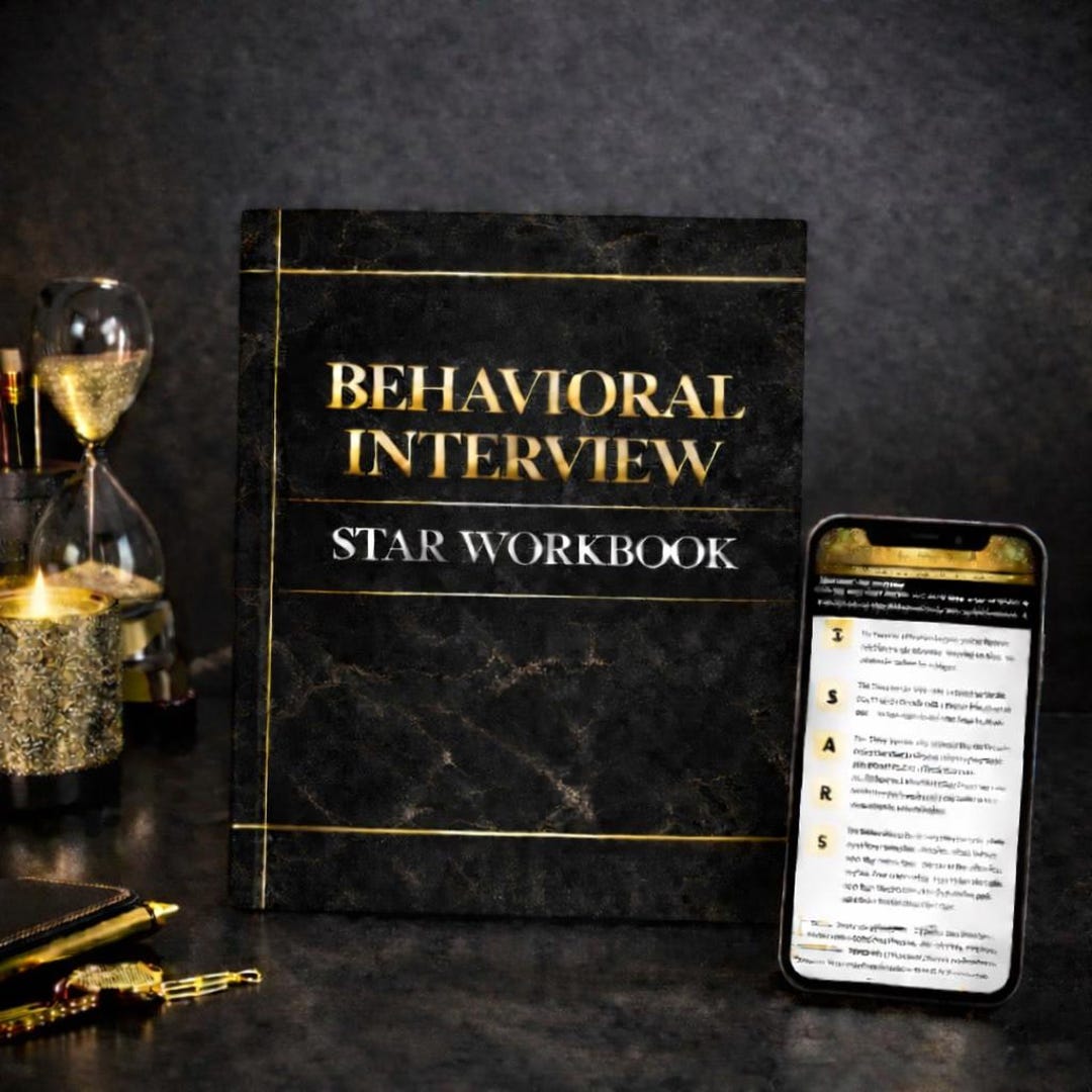 Behavior Interview Prep Behavioral Interview STAR Workbook | 10 Sample Answers, Prep Guide (PDF ...