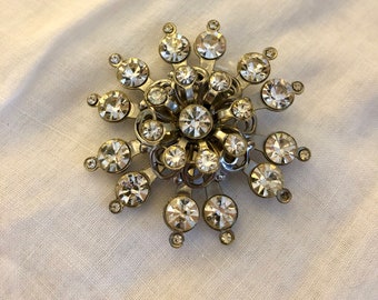 Vintage Rhinestone Brooch