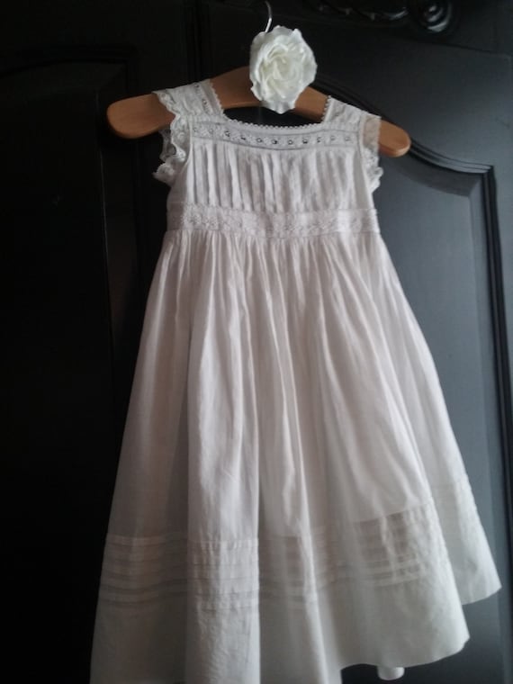 Vintage French Christening Dress