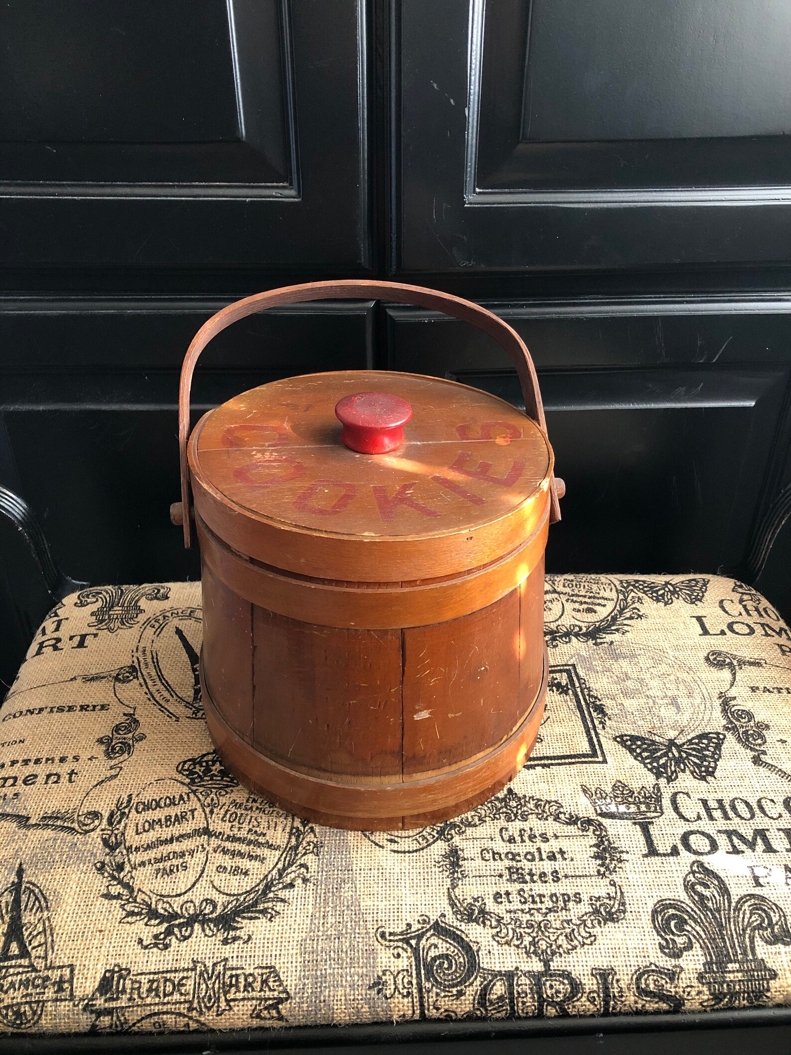 Antique Cookie Bucket Etsy