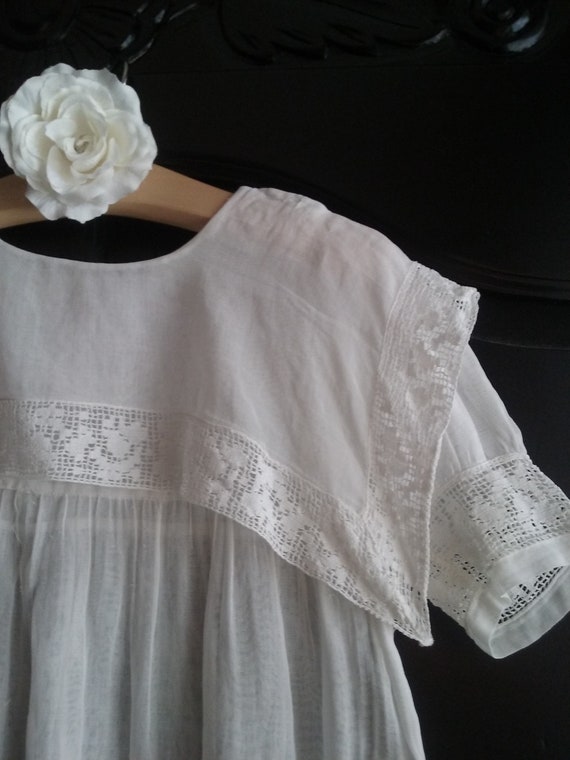 Vintage French Christening Dress - image 2