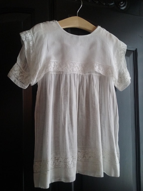 Vintage French Christening Dress - image 3