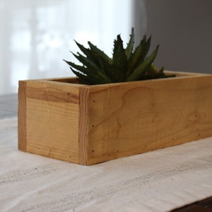 Rustic Wooden Planter Box