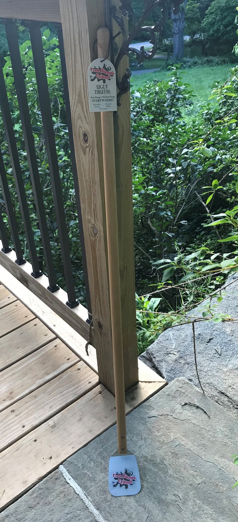 Free Range Chicken Poop Scraper Sidewalks, Deck, Patio, Driveway, and