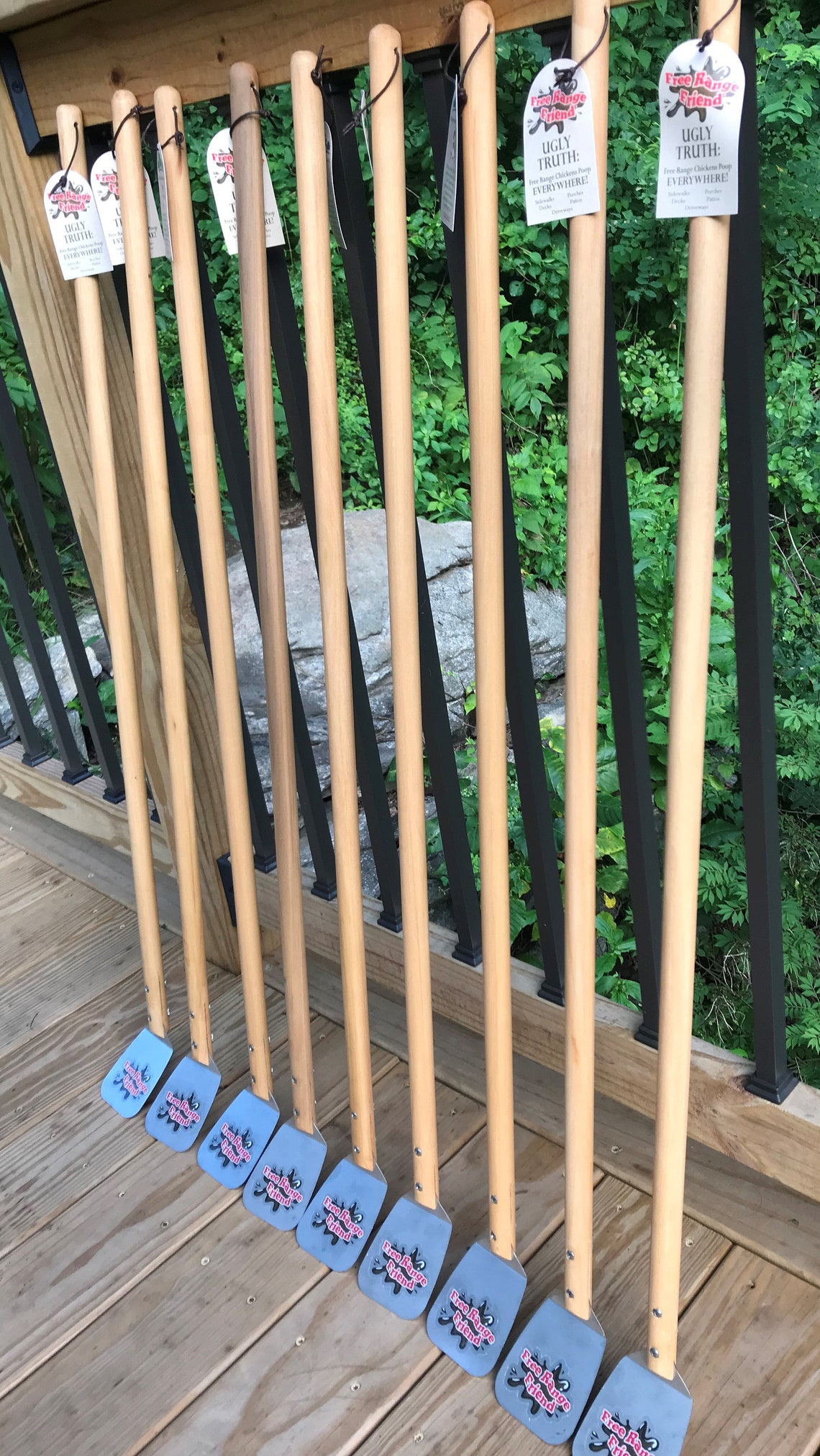 Free Range Chicken Poop Scraper Sidewalks, Deck, Patio, Driveway, and