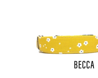 Olivia and Lemon Wildflower Print The Wildflowers Spring Flowers Floral Dog Collar