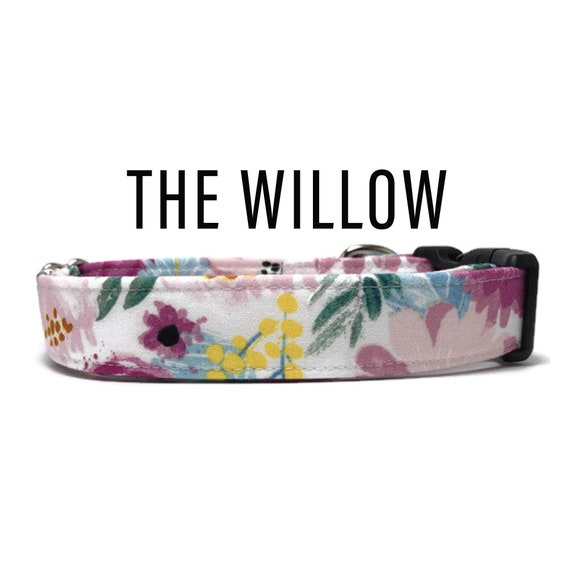 Olivia and Lemon Wildflower Print The Wildflowers Spring Flowers Floral Dog Collar