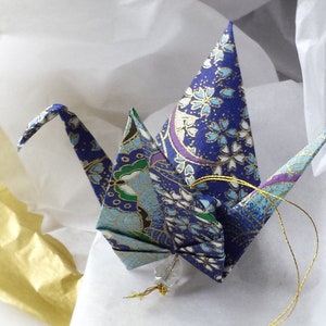 Exquisite Origami Paper Crane hanging decor - Peace Crane Gift - Origami crane - Thank you - Congratulations - Anniversary - Get well -#A8HG