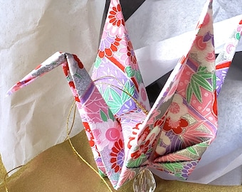 Exquisite Origami Paper Crane hanging decor - Peace Crane Gift - Origami crane - Thank you - Congratulations - Anniversary - Get well -#B4HG