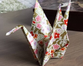 Elegant Origami Paper Crane decoration - Peace Crane - Birthday - Gift for her - Thank you - Congratulations - Get well gift - #B5ST