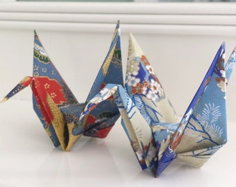 Unique First Anniversary Gift - Pair of Origami Cranes - wedding anniversary - couples gift - first anniversary gift from parents - #A2A4ST