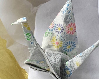 Origami Paper Crane decoration - Peace Crane - Birthday - Gift for her - Thank you - Congratulations - Anniversary - Get well gift - #B3ST