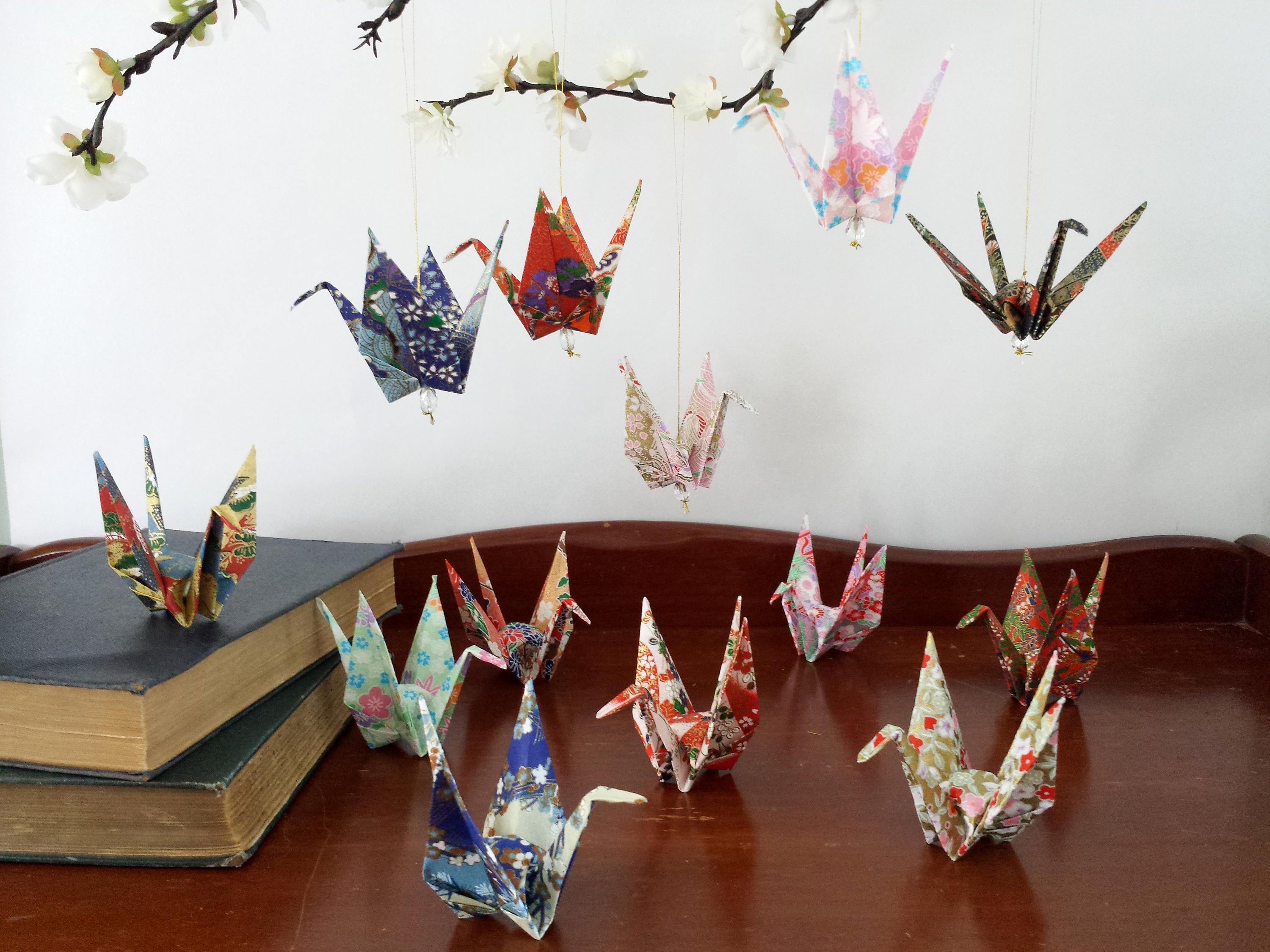 Exquisite Origami Paper Crane hanging decor Peace Crane Gift Etsy