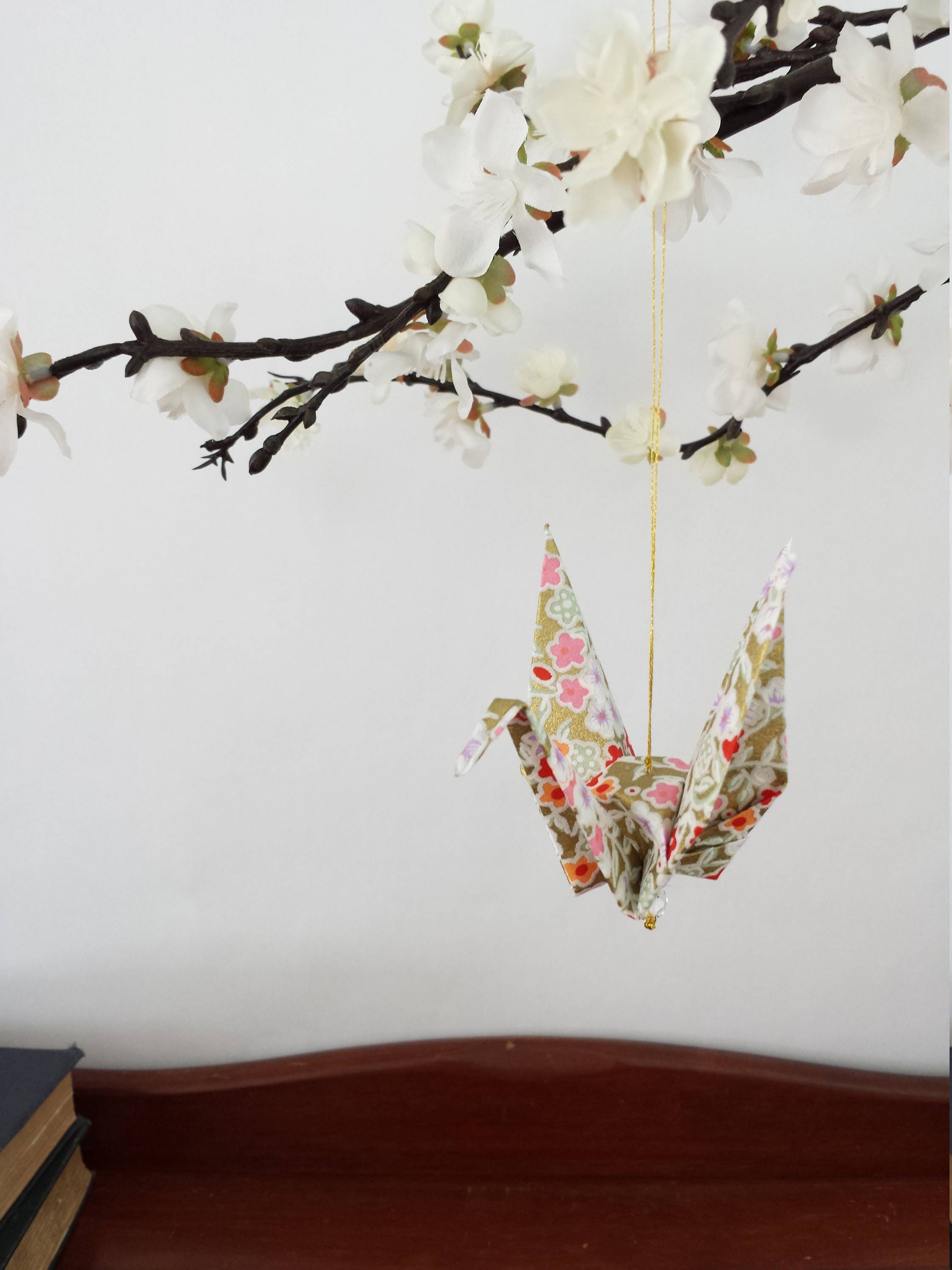 Exquisite Origami Paper Crane hanging decor Peace Crane Gift Etsy