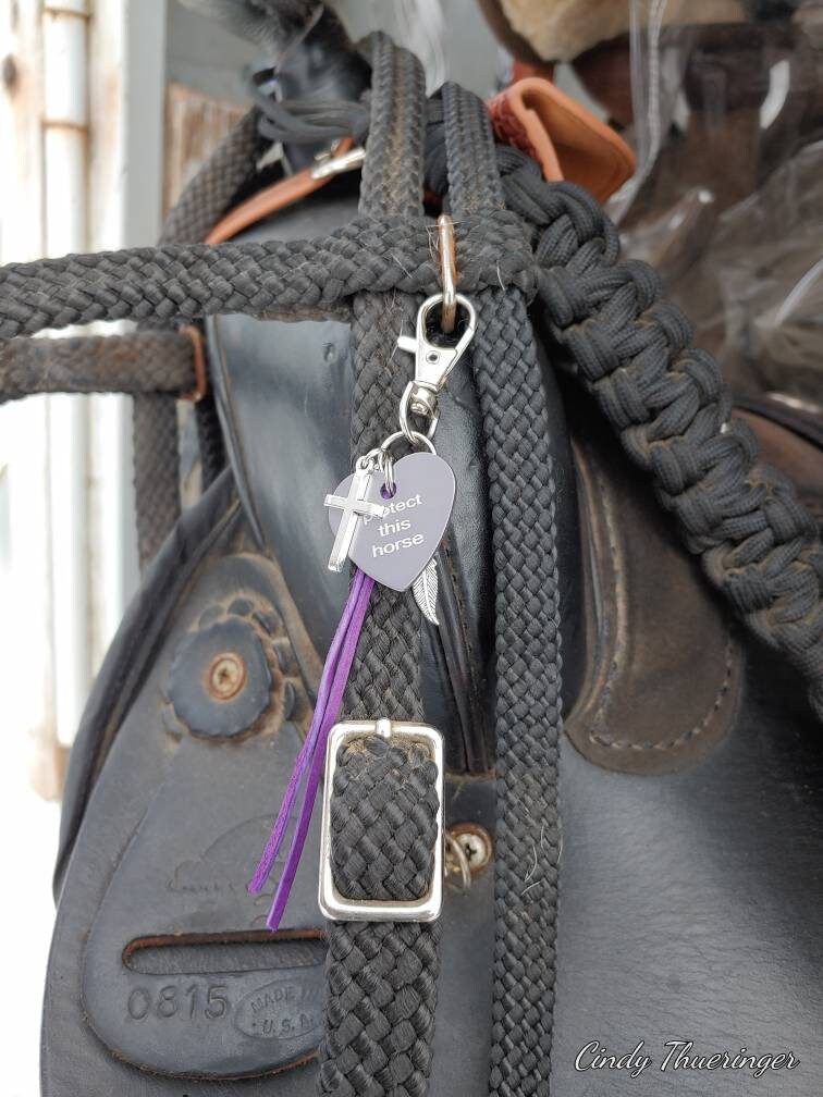 Custom Louis Vuitton Print Saddle Charm Cross – Jopps Tack