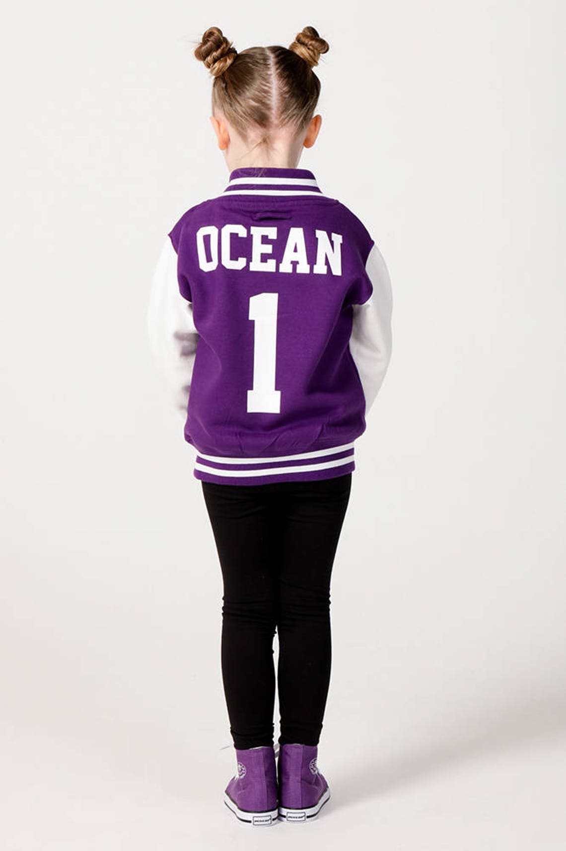 Personalised Children's Varsity Jacket Unisex Girls and Etsy