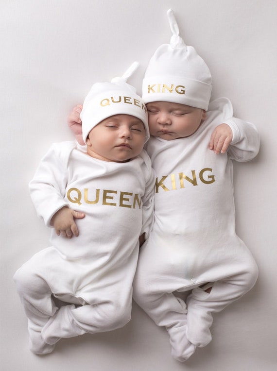 personalised baby grow and hat