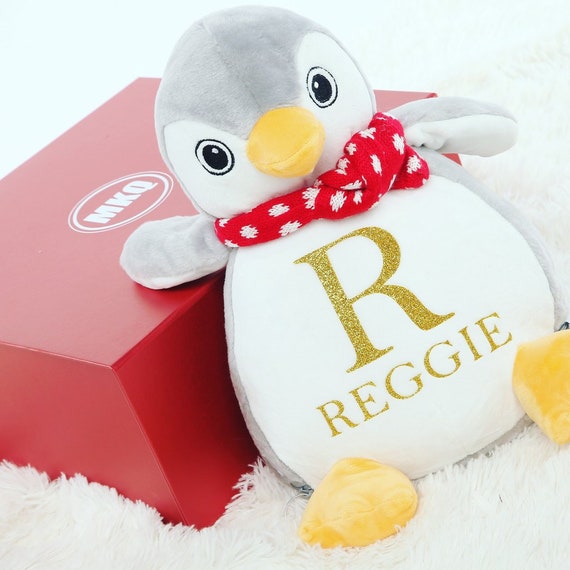 personalised penguin teddy