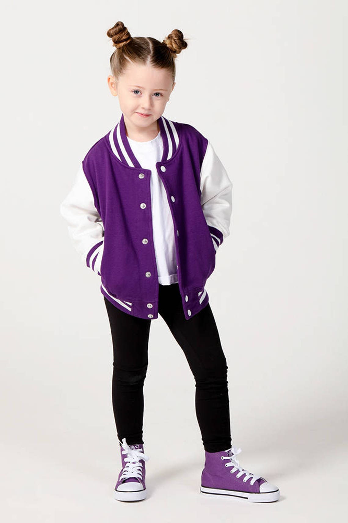 Personalised Children's Varsity Jacket Unisex Girls and Etsy