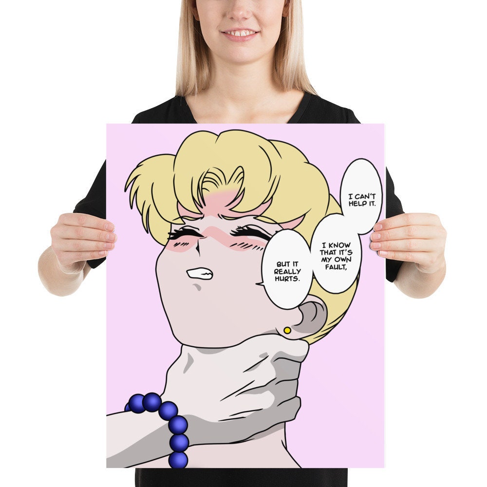 Anime Girl Poster Kinky Poster Sexy Poster Kinky Wall Art Etsy