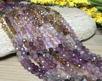 Natural Faceted Cacoxenite Rondelle Beads AAA Quality 2.5x4MM Size available,Faceted,Smooth Faceted Beads Jewelry Making,Polished Beads