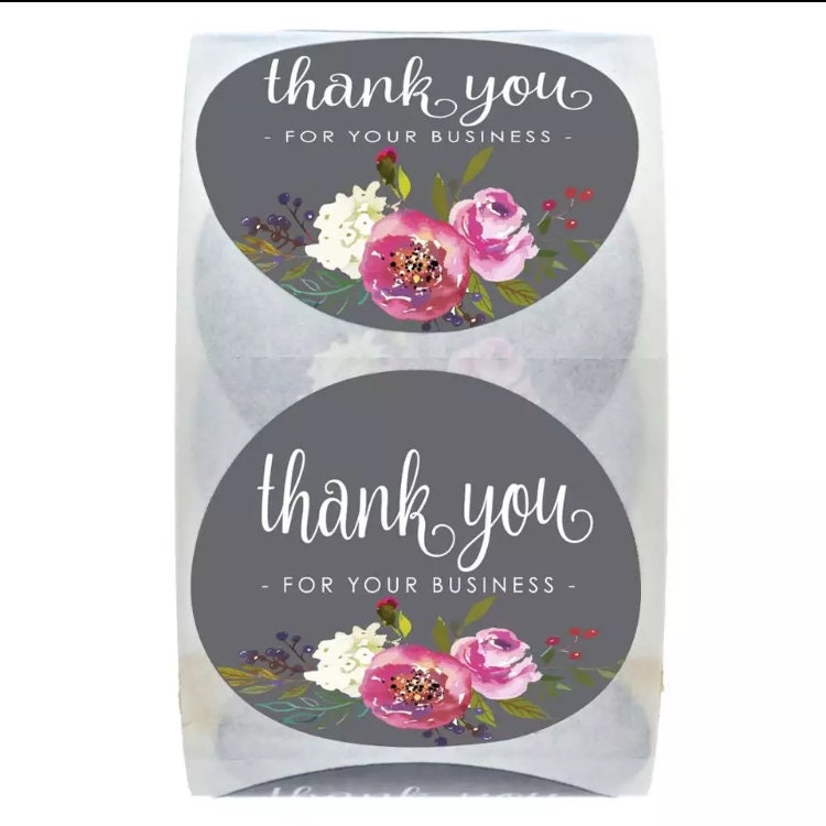 1'' Thank You Stickers Craft Thank You Stickers 10ct 500 Product Packaging 50 Shipping Stickers 20 100 Thank You Stickers