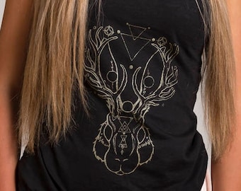 Jackalope Racerback Womens Tank Top