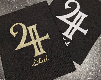 Steel Symbol Fabric Patch