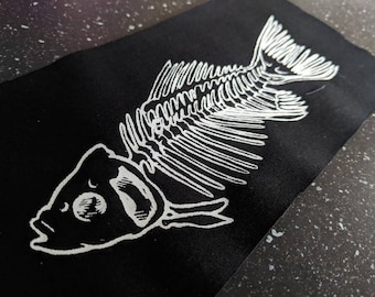 Parche de tela de espina de pescado