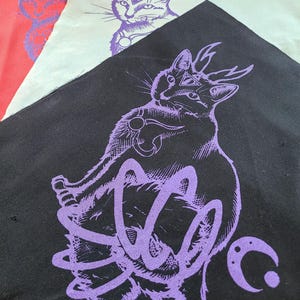 Starcat Back Patch in Metallic Violet