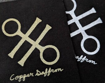 Patch koperen saffraanstof