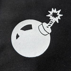 Cartoon Bomb Fabric Patch