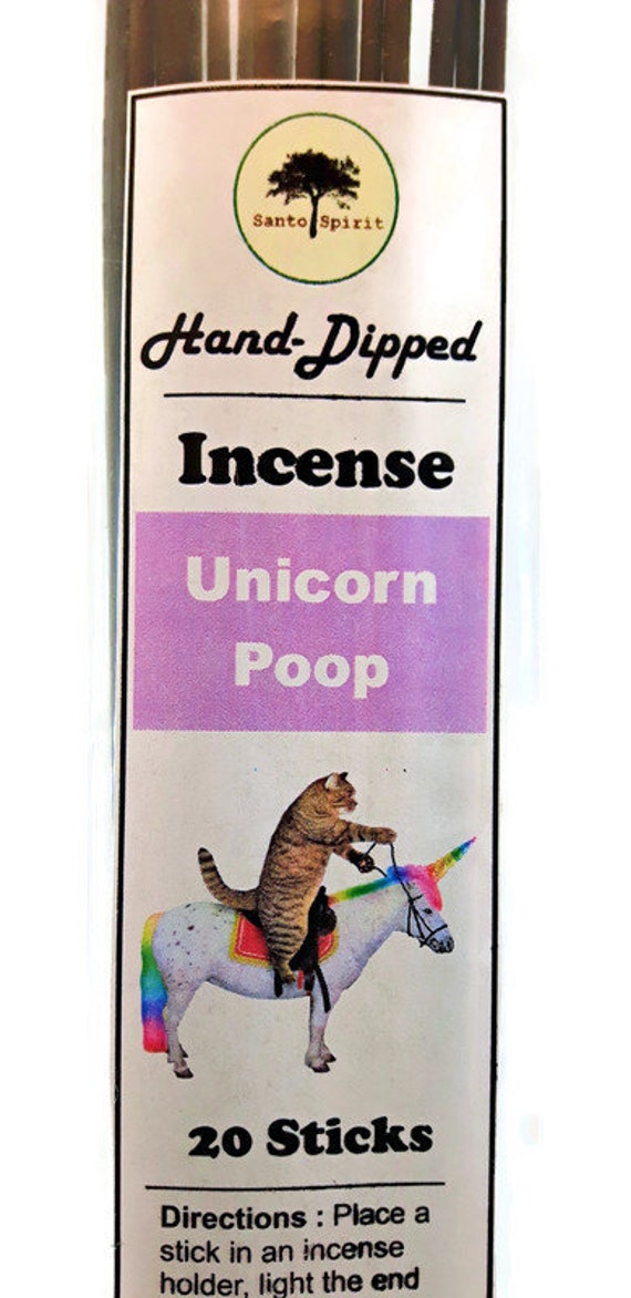 Incense Sticks Unicorn Poop Handmade 20 Pack Fresh & Etsy