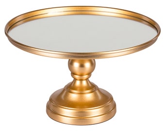 mirror cake stand etsy