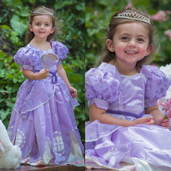 Free Shipping Princess Sofia Dress or Costume Princess -  Ireland