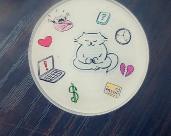 Zen Cat Pin