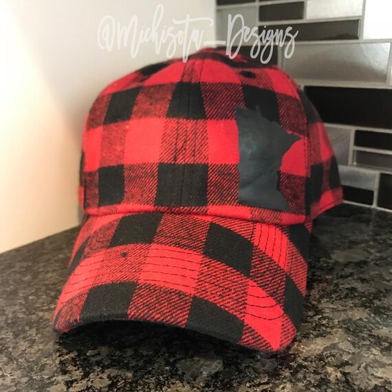 flannel baseball hat