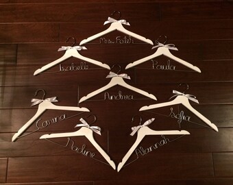 Wedding Party Hangers - Set of 8