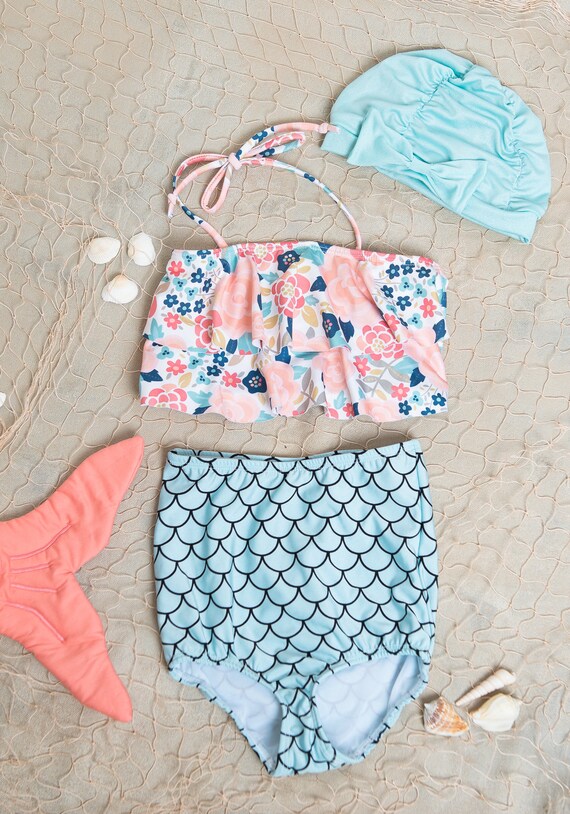 high waisted mermaid bikini