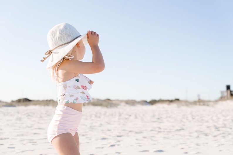 Cute High Waist Swim Bottoms ONLY Toddler to Teen Sizes Etsy