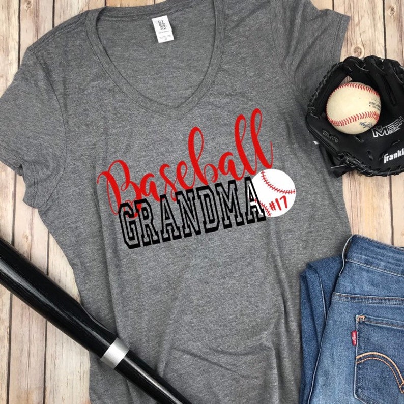 Baseball Grandma Shirt Shirt for Baseball Grandma Mom Life Etsy