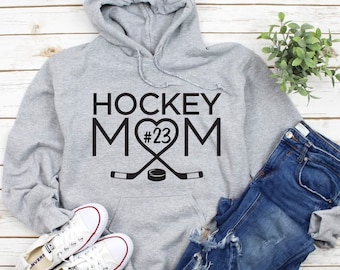 Hockey Mom Sweatshirt Hockey Mom Shirt, hockey coach gift, Proud Mom Shirt, Hockey Shirt, Mom Shirt Hockey Gift, Custom Shirt, Team Mom gift