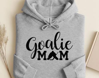 Sweat-shirt pour maman de gardien de but, chemise de maman de hockey, cadeau d'entraîneur de hockey, chemise de maman fière, chemise de hockey, chemise de maman, cadeau de hockey, chemise, chemise de gardien de but
